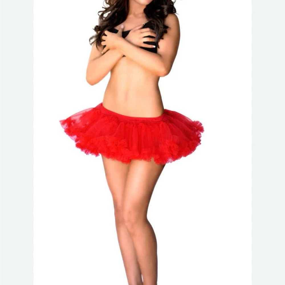Leg Avenue Red Mini Skirt